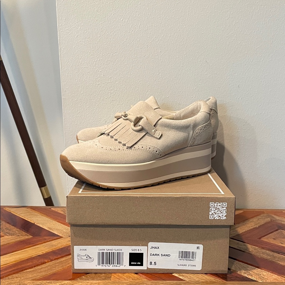 Dolce Vita Cream Platform Sneakers